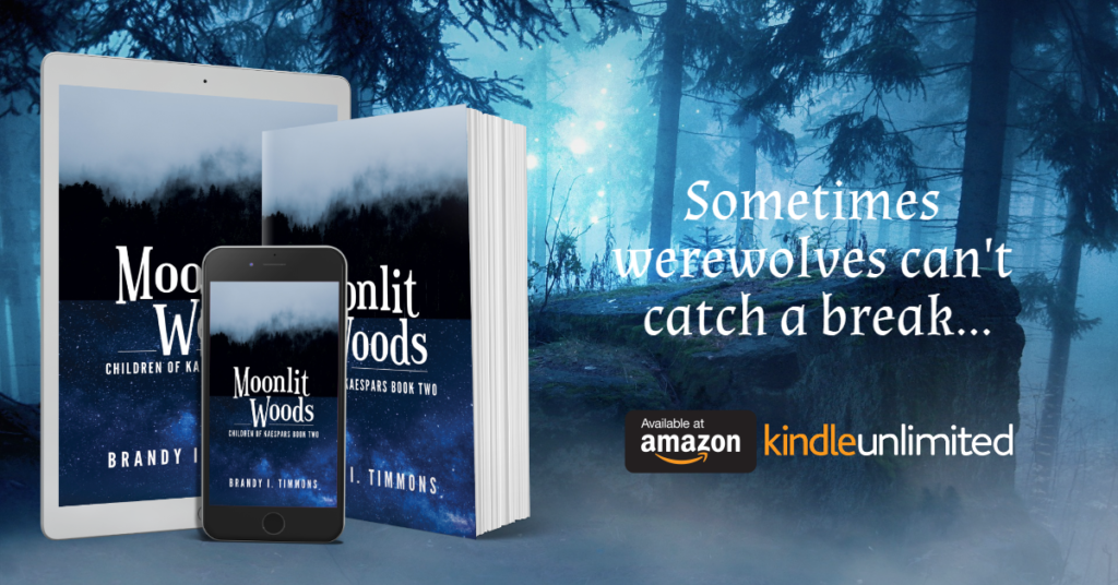 Sometimes werewolves can't catch a break... Moonlit Woods now available on Amazon and Kindle Unlimited