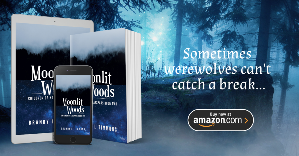 Sometimes werewolves can't catch a break... Moonlit Woods available on Amazon