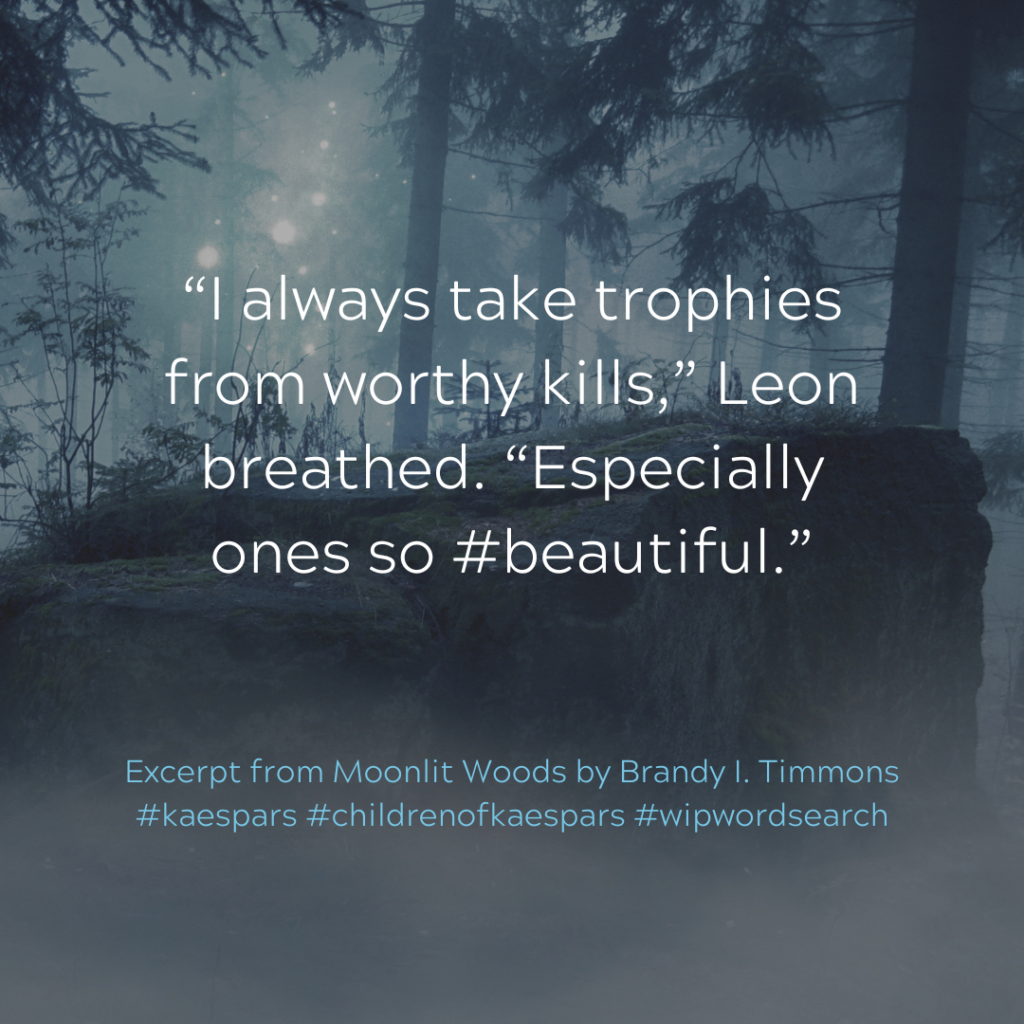 WipWordSearch Excerpts for April 2024 - Moonlit Woods - Beautiful
